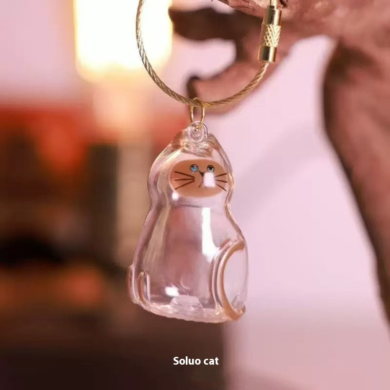 Pet Fur Keepsake Keychain