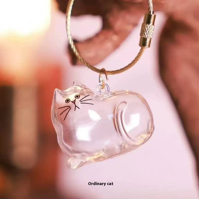 Pet Fur Keepsake Keychain