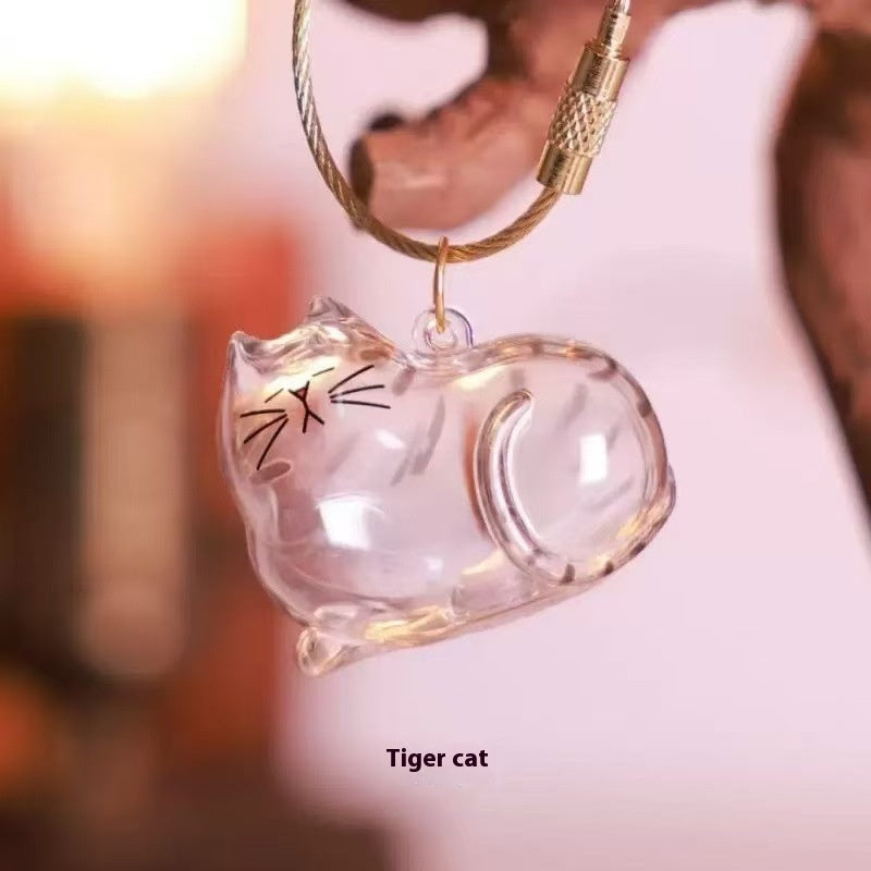 Pet Fur Keepsake Keychain